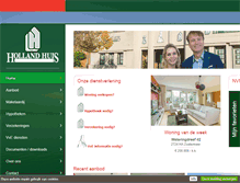 Tablet Screenshot of holland-huis.nl